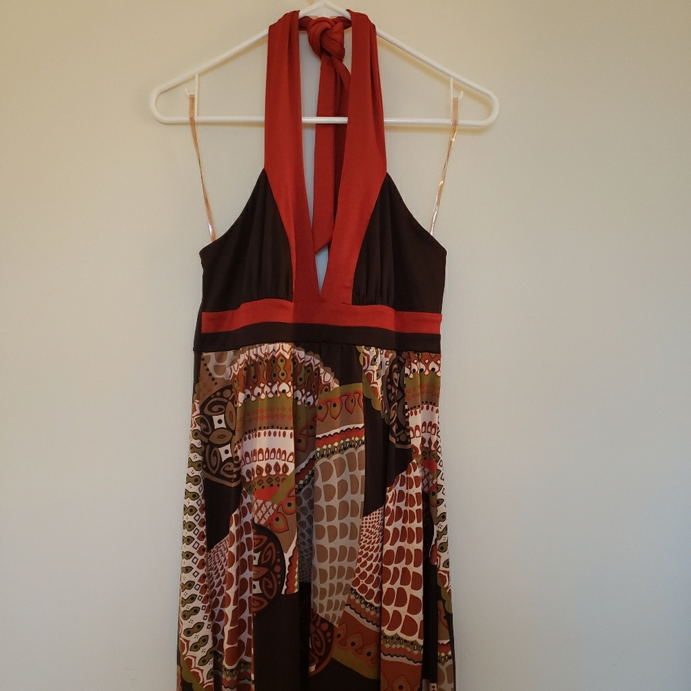 Maxi halter top dress